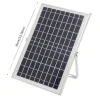 Solbrunnspump, solenergidriven, hög flödeshastighet,svart
