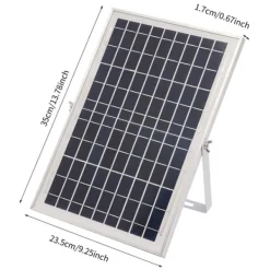 Solbrunnspump, solenergidriven, hög flödeshastighet,svart