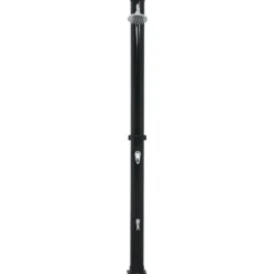 Soldusch i PVC med solenergi - Utedusch för trädgård | Färg: Svart | Storlek: 220 cm | Volym: 20 L