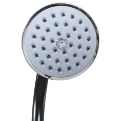 New Soldusch med solenergi - Praktisk utomhusdusch | Färg: Svart | Storlek: 215 cm | Kapacitet: 8 L Spa & Utomhusbad