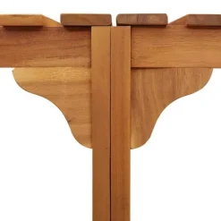 Clearance Spabad Område Halvrund i Solid Akaciaträ | Mått: 272x120.5x55.5 cm | Färg: Naturträ Spa & Utomhusbad