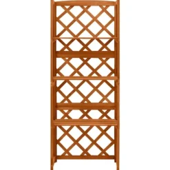 Discount Spaljé med hyllor 55x30x140 cm massivt granträ Valvbågar, Spaljéer, Bersåer & Pergolor