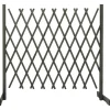Spaljéstaket i massivt granträ för trädgård | Mått: 180x100 cm | Färg: Grå