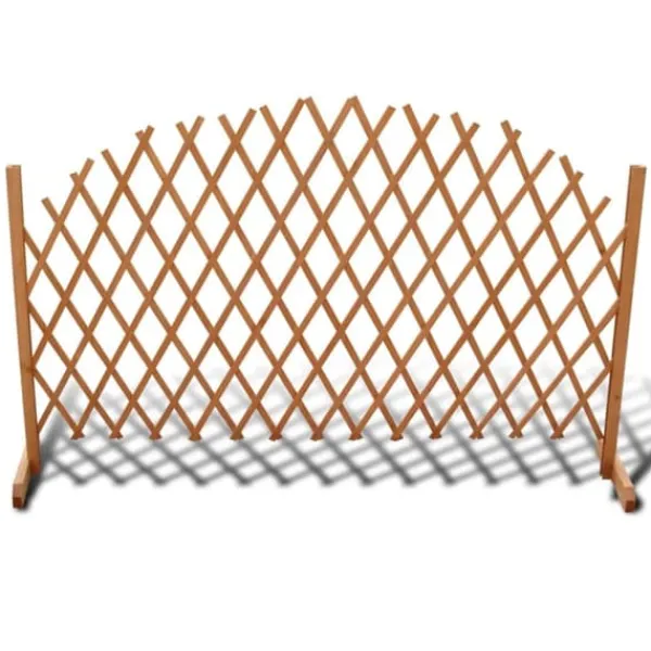 Spaljéstaket i massivt trä - Väderbeständigt och förlängningsbart | Storlek: 180 x 100 cm Valvbågar, Spaljéer, Bersåer & Pergolor