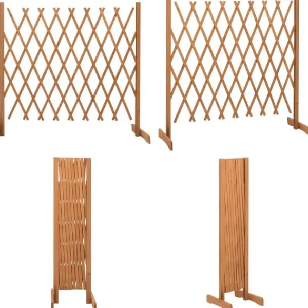 Clearance Spaljéstaket orange 180x100 cm massivt granträ - Spaljéstaket - Spaljé Staket - Home & Living Valvbågar, Spaljéer, Bersåer & Pergolor