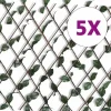 Online Spaljéstaket pil 5 st med konstlöv 180x90 cm Valvbågar, Spaljéer, Bersåer & Pergolor