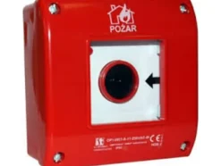 Spamel Fire protection button concealed 1Z 1R red (OP1-W02-B11)