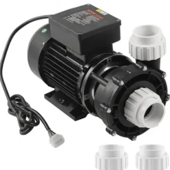 Outlet SPA-pump, 2-hastigheter 56-ram dubbelhastighets bubbelbadpump, 2x5,6 cm port Spa & Utomhusbad