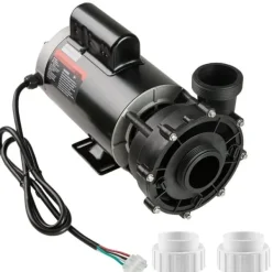 Hot Spa-pump 1600W, dubbel hastighet 39 m³/h, 400W 19 m³/h, 2 In/5,6 cm kontakter, överhettningsskydd, läckageskydd, 90° rotation Spa & Utomhusbad