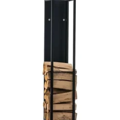 Sparkstockhållare, Mattsvart-140 cm