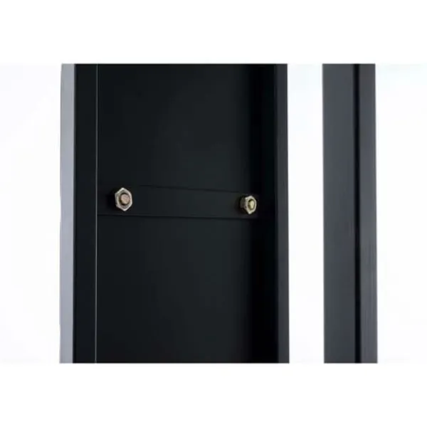 Sparkstockhållare, Mattsvart-140 cm