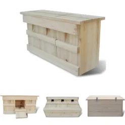 Online Sparvfågelholk 44 x 15,5 x 21,5 cm - Fågelholkar För Fåglar & Småvilt