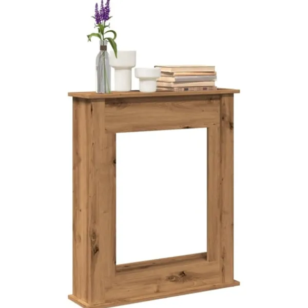 New Spiselkrans artisan ek 75x20x87,5 cm konstruerat trä Öppna Spisar