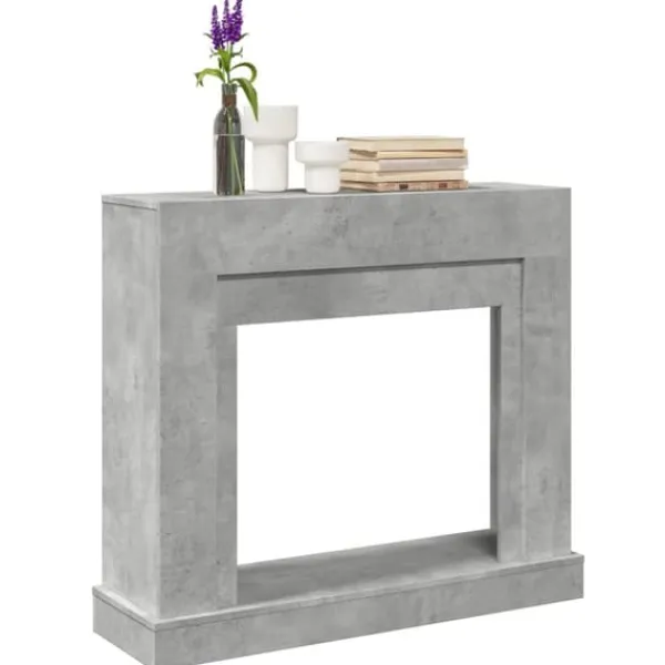 vidaXL Spiselkrans betonggrå 100x30x87,5 cm konstruerat trä
