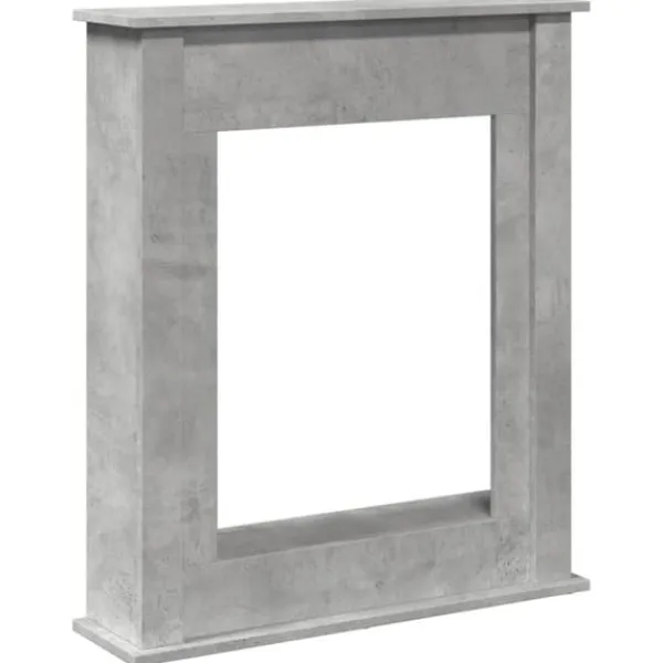 Discount Spiselkrans betonggrå 75x20x87,5 cm konstruerat trä Öppna Spisar