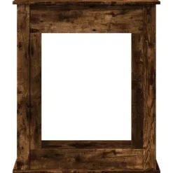 vidaXL Spiselkrans rökfärgad ek 75x20x87,5 cm konstruerat trä