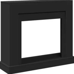 vidaXL Spiselkrans svart 100x30x87,5 cm konstruerat trä