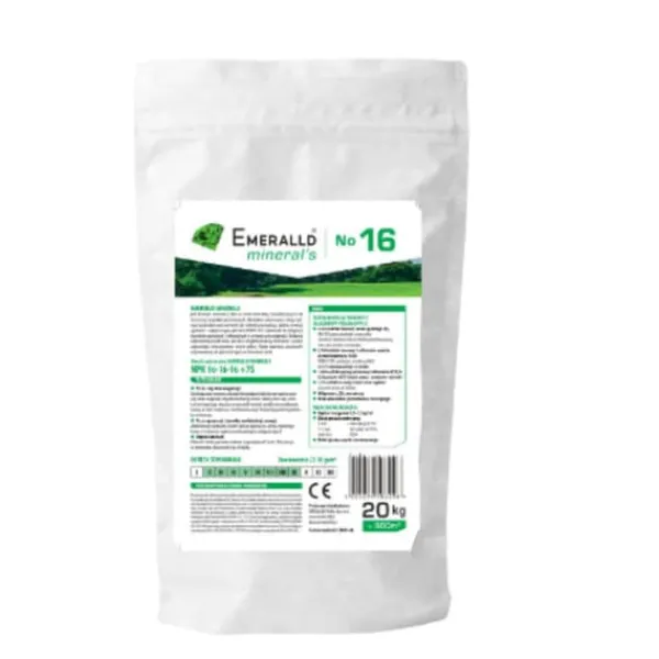 Outlet Spring Mineral Complex Fertilizer Emerald Minerals Nr 16 NPK 20 kg Gödningsmedel