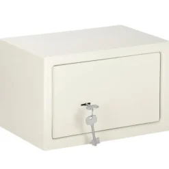 SPRINGOS® kassaskåp för hemmet - Högsäkerhetsstål - Pengaförvaring med nyckel 31x20x20cm