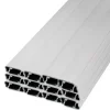 Springtråd och låskanalsats, 200x3,2x1,3 cm, 30-pack, växthusfäste, aluminiumlegering