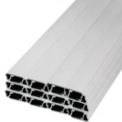 Springtråd och låskanalsats, 200x3,2x1,3 cm, 30-pack, växthusfäste, aluminiumlegering