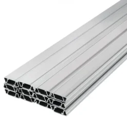 Springtråd och låskanalsats, 200x3,2x1,3 cm, 30-pack, växthusfäste, aluminiumlegering