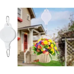 Sale 2st Justerbara Upphängningskrokar för Blomkrukor | Höj- och Sänkbara Hängare Krukor & Växtbehållare