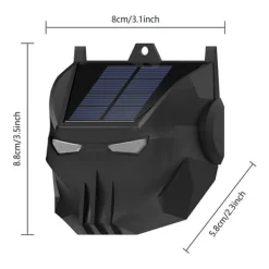 Discount 2st soldriven djuravvisande lampa Röd LED blinkande rovdjursavskräckande ljus Insektsmedel & Djuravvisande Medel