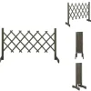 Discount Staket - Living Spaljéstaket grå 120x60 cm massivt granträ Valvbågar, Spaljéer, Bersåer & Pergolor