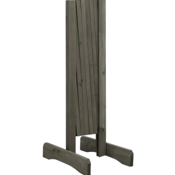 Discount Staket - Living Spaljéstaket grå 120x60 cm massivt granträ Valvbågar, Spaljéer, Bersåer & Pergolor
