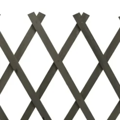 Discount Staket - Living Spaljéstaket grå 120x60 cm massivt granträ Valvbågar, Spaljéer, Bersåer & Pergolor
