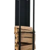 Discount StandhoodTrek Spark - Fire Wood Holder - High Quality and Sustainability Color: Matte Black | Storlek: 180 cm Tillbehör Till Vedeldade Kaminer & Öppna Spisar