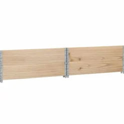 New Staplingsbar odlingslåda i massivt trä | Storlek: 100x100 cm | Färg: Furu Planteringsbänkar