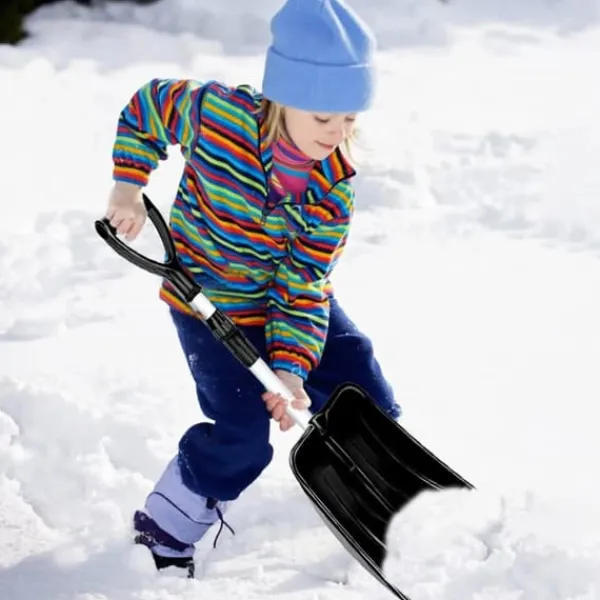 Sale Stark snöskyffel, hopfällbar, snöskrapa i aluminium, plog Snöborttagning