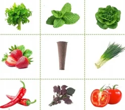 Online STARTKIT FÖR PLANTOR, INSPEKTION AV PLANTOR, 50 PATRONER, SUBSTRAT, HYDROPONIK Kit För Växt- & Örtplantering