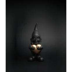 Hot STATUETTA ÄLSKARE SVART 12 CM BLOGO DESIGN Trädgårdsprydnader