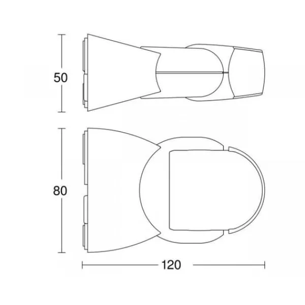 Steinel 600310 PIR-rörelsedetektor Tak, Vägg 120 ° Relä Vit IP54