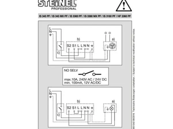 Steinel Motion detector Steinel IS 3180 PF AP square