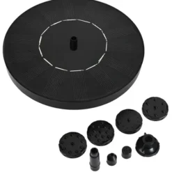 Online Stor Solcellsdriven Fontän med Batteri och Belysning 16cm Fontäner & Dammar