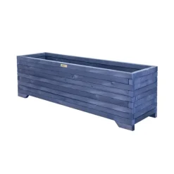 Online Stor träkruka 120x35x40cm Greenspot för terrass, balkong och trädgård - Massiv träkruka - Stor trädgårdskruka gjord av trästockar för blommor, örter, | CDON Krukor & Växtbehållare