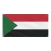 Sudan Flag Banner 6 öljetter 70x140cm i polyester
