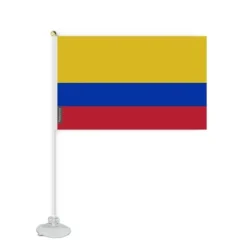 Hot Sugga med sugpropp - Ej specificerad - Colombia - 20 x 30 cm - Polyester - Tryck på fram- och baksidan Flaggor & Vindstrutar