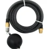 Sale Sugslang med kopplingar mässing svart 1,1" 7 m PVC Bevattning