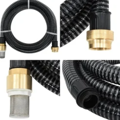Best Sugslang med kopplingar mässing svart 1,1" 3 m PVC - Sugslang - Sugslangar - Home & Living Bevattning