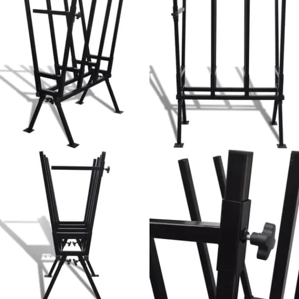 Discount Svart pulverlackerad sågbock för träbearbetning - Sågbock - Sågbockar - Home & Living Tillbehör Till Vedeldade Kaminer & Öppna Spisar