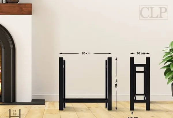 Svart träförvaring - bostad - robust stål, modern utseende