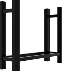 Svart träförvaring - bostad - robust stål, modern utseende