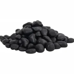 Discount Svarta stenar 10 kg 2-5 cm Trädgårdsstenar & Klivstenar