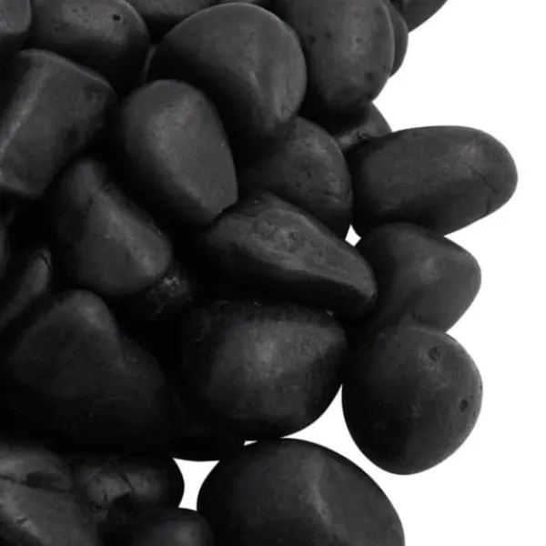 Discount Svarta stenar 10 kg 2-5 cm Trädgårdsstenar & Klivstenar