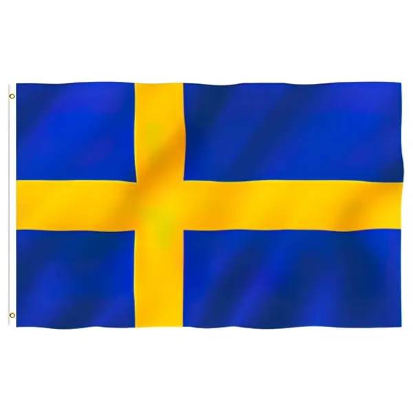 Online Sverige Flagga - 150 x 90 cm Flaggor & Vindstrutar